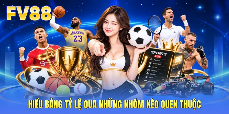 Hiểu bảng tỷ lệ qua những nhóm kèo quen thuộc Hiểu bảng tỷ lệ qua những nhóm kèo quen thuộc