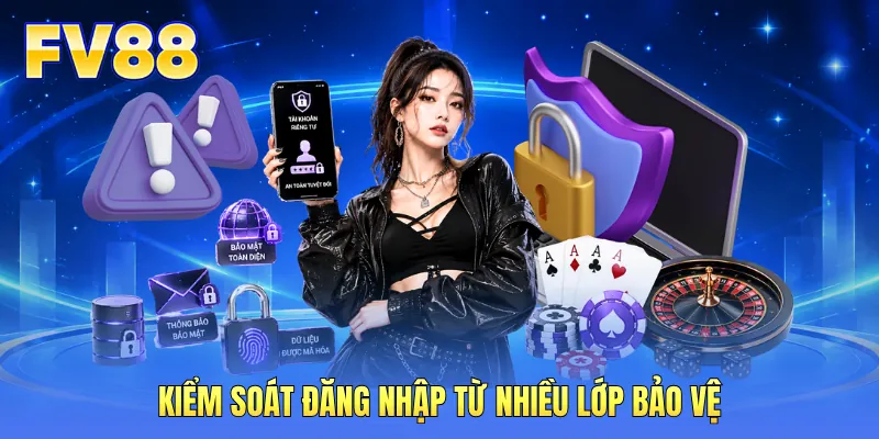 Kiểm soát đăng nhập từ nhiều lớp bảo vệ Kiểm soát đăng nhập từ nhiều lớp bảo vệ