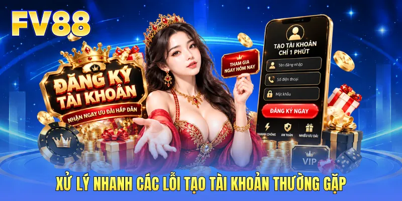 Xử lý nhanh các lỗi tạo tài khoản thường gặp Xử lý nhanh các lỗi tạo tài khoản thường gặp